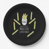 Assiettes En Carton Cute Fries Restaurant Anniversaire Plaque Papier (Devant)