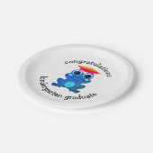 Assiettes En Carton Cute Frog Custom Kindergarten Graduation (Angle)