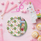 Assiettes En Carton Cute Frog Motif Smile Texte Heureux Anniversaire P (Fête)