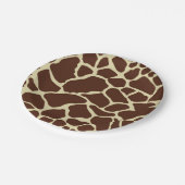 Assiettes En Carton Cute Giraffe Poster de animal Fun Party (Angle)