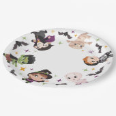 Assiettes En Carton Cute Halloween Plaque en papier, Fournitures de pa (Angle)