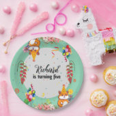 Assiettes En Carton Cute Hamster Fête d'Anniversaire des enfants à thè (Fête)