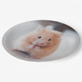 Assiettes En Carton Cute Hamster Love Animals (Angle)
