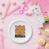 Assiettes En Carton Cute Kitties Design - Cat Art adorable (Fête)