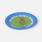 Assiettes En Carton Cute kiwi oiseau heureux d'anniversaire caricature (Angle)