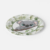 Assiettes En Carton Cute Koala Cub (Angle)