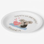 Assiettes En Carton Cute Koala Cuddles ID386 (Angle)