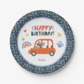 Assiettes En Carton Cute Koala Girl (Devant)