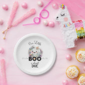 Assiettes En Carton Cute Little Boo Halloween Plaques Baby shower Déco (Fête)