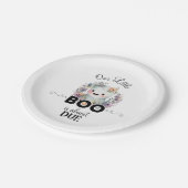 Assiettes En Carton Cute Little Boo Halloween Plaques Baby shower Déco (Angle)