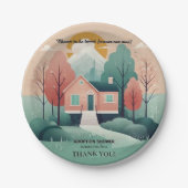 Assiettes En Carton Cute Moderne Forever Accueil Adoption Foster Shost (Devant)