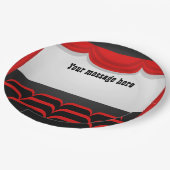 Assiettes En Carton Cute Movie Theater thème ajouter message party (Angle)