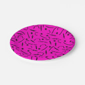 Assiettes En Carton Cute Ninja Guerrier Enfants Plaques en papier (Angle)