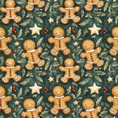 Assiettes En Carton Cute Noël pain d'épices homme profond plaques vert