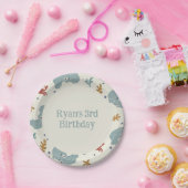 Assiettes En Carton Cute Ocean Animaux Anniversaire Fête Gâteau (Fête)