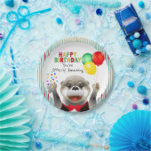 Assiettes En Carton Cute Otter à Tuxedo | Joyeux anniversaire (Fête)