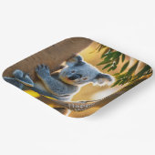 Assiettes En Carton Cute Ours Koala (Angulaire)