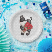 Assiettes En Carton Cute Panda (Fête)