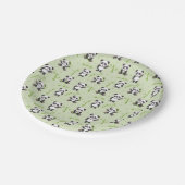 Assiettes En Carton Cute Panda Bear Bamboo Kawaii Animals Pattern (Angle)