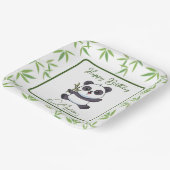 Assiettes En Carton Cute Panda Kiddie Anniversaire Fournitures (Angulaire)