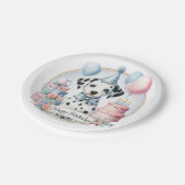 Assiettes En Carton Cute Pastel Chiot Dalmatien - Anniversaire (Angle)