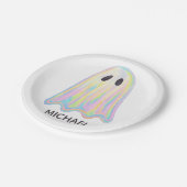 Assiettes En Carton Cute Pastel Rainbow Ghost | Éffrayant esthétique (Angle)