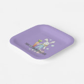 Assiettes En Carton Cute personnalisée lapin d'animal farci farci (Angulaire)