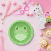 Assiettes En Carton Cute Petite Grenouille (Fête)