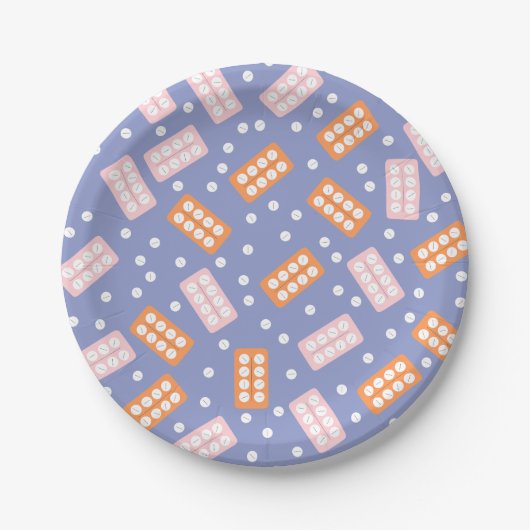 Assiettes En Carton Cute Pharmacy Tech Paper Plates (Devant)