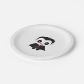 Assiettes En Carton Cute Plaques en papier Vampire Halloween (Angle)
