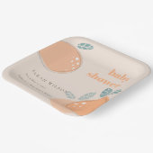 Assiettes En Carton Cute Poche Blush Orange Fruit Baby shower Gras (Angulaire)