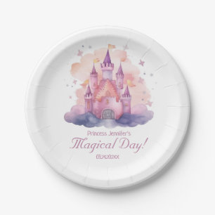 Assiettes En Carton Cute Princess Castle Girl Birthday Party