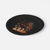 Assiettes En Carton Cute Pumpkin Gnomes Autumn Tree Fall Leaves (Angle)