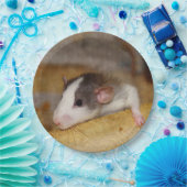 Assiettes En Carton Cute rat (Fête)