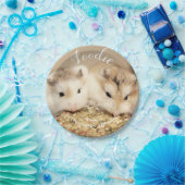 Assiettes En Carton Cute Robo Hamsters Foin (Fête)