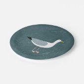 Assiettes En Carton Cute Seagull Nautique (Angle)