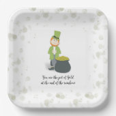 Assiettes En Carton Cute Simple Leprechaun St. Patrick's Day Whimsical (Recto)