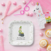 Assiettes En Carton Cute Simple Leprechaun St. Patrick's Day Whimsical (Fête)