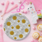 Assiettes En Carton Cute simple Motif blanc marron (Fête)