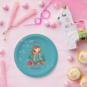 Assiettes En Carton Cute sirène (Fête)