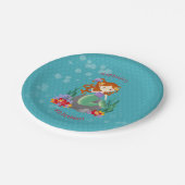 Assiettes En Carton Cute sirène (Angle)