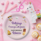 Assiettes En Carton Cute S'mores Campout Anniversaire (Fête)