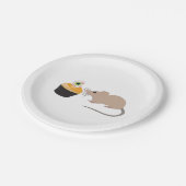 Assiettes En Carton Cute souris manger Halloween Eyeball Cupcake (Angle)