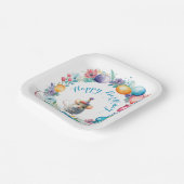 Assiettes En Carton Cute souris portant un Casquette de fête (Angulaire)