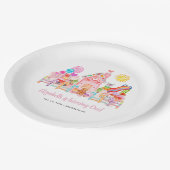 Assiettes En Carton Cute Sweet Celebration Candyland Anniversaire de e (Angle)