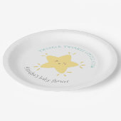Assiettes En Carton Cute Twinkle Little Star Nursery Rhyme Baby shower (Angle)