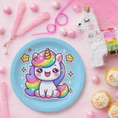 Assiettes En Carton Cute Unicorn (Fête)