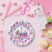 Assiettes En Carton Cute Unicorn Cupcakes Fille anniversaire (Fête)