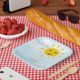 Assiettes En Carton Cute Voici le Baby shower du Soleil