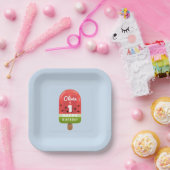 Assiettes En Carton Cute Watermelon Popsicle 1er anniversaire (Fête)